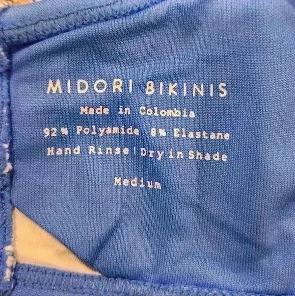 Midori Bikinis Women's Mau Loa Top (Napali)  Sz M $64 - Picture 8 of 9